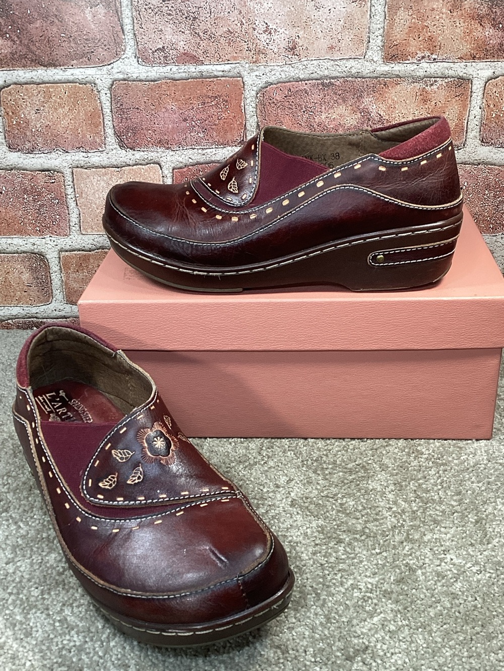 L’Artiste by Spring Step Burbank womens slip on clogs loafers size 38eu Size 7.5